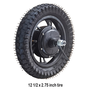 <span class=keywords><strong>Kit</strong></span> de Conversion pour Vélo <span class=keywords><strong>Électrique</strong></span> ou <span class=keywords><strong>Trottinette</strong></span> <span class=keywords><strong>Électrique</strong></span>, <span class=keywords><strong>Moteur</strong></span> de Moyeu Sans Balais et Sans Engrenage, 12 Pouces, 12x2.75, 36V 48V 500W <span class=keywords><strong>1000W</strong></span> - Product Image 3