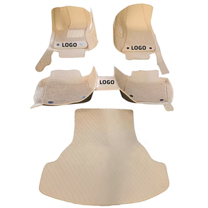 Accesorios de coche de lujo de doble capa alfombrilla de coche de cuero de fábrica al por mayor 7D alfombrillas de coche para <span class=keywords><strong>DODGE</strong></span> CHARGER - Product Image 1