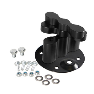 Support de montage de réservoir de carburant pour moto, en alliage d'aluminium noir OC-1100-BK avec matériel pour la modernisation et la mise à niveau - Product Image 2