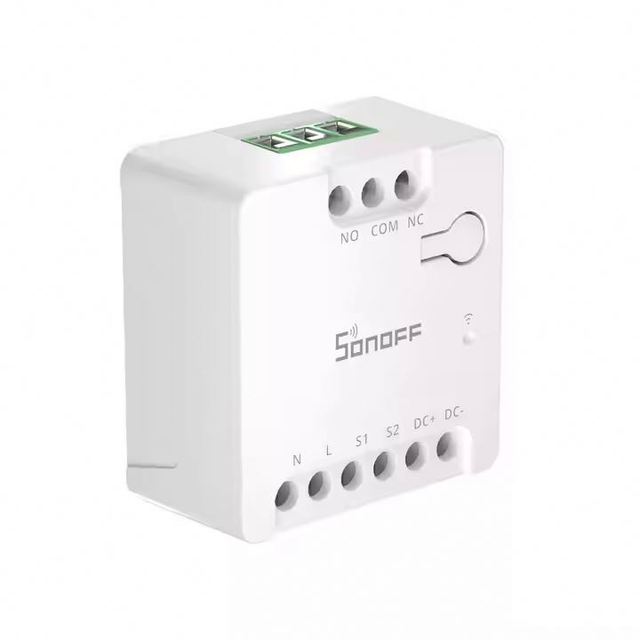 MLK MINI-D Dry Wi-Fi Smart Switch MINI-D Matter Certified Switch Dry Contact for Controlling Garage Doors Support Alexa
