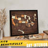 <b>Wooden</b> Usa Travel <b>Map</b> Puzzle 12x10in With Removable States For Home Decor And Travel Tracking - Product Image 4