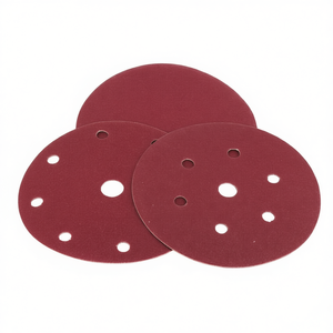 Discos de Lijado TTAKE, Grano 80, 6+1 Orificios, Respaldo de Velcro, Discos Abrasivos de Fibra para Lijar - Product Image 2