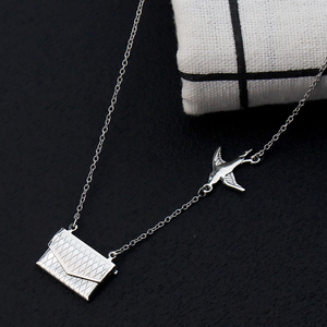 Collar <span class=keywords><strong>de</strong></span> moda con cadena tipo sobre, colgante <span class=keywords><strong>de</strong></span> medallón con <span class=keywords><strong>mensaje</strong></span> oculto <span class=keywords><strong>de</strong></span> carta <span class=keywords><strong>de</strong></span> <span class=keywords><strong>amor</strong></span> grabada, gargantilla, regalo <span class=keywords><strong>de</strong></span> joyería para amigas <span class=keywords><strong>y</strong></span> amantes - Product Image 6