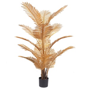 Palmera <span class=keywords><strong>Dorada</strong></span> Fénix de la Suerte en Oferta para Decoración del Hogar, Hoja Artificial de Areca, Palmera Personalizada - Product Image 3
