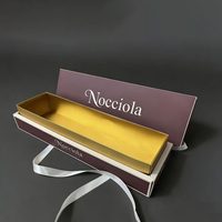 Boîte d'emballage de tiramisu de luxe personnalisée avec impression sur mesure, boîte à gâteau pliable en carton avec découpeur en acrylique