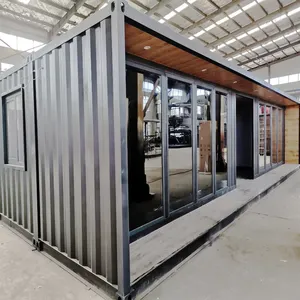 Super popular simple plain flat pack container house for construction