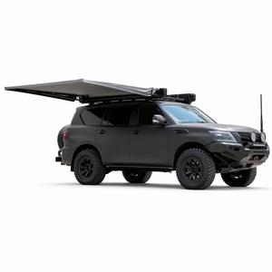 Auvent carré de 2 m, tissu Oxford 600D imperméable et résistant aux déchirures, aluminium semi-automatique, 2 LED tricolores, autoportant, universel pour SUV 4x4, camping - Product Image 4