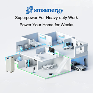 ระบบโซลาร์เซลล์สำรองไฟบ้านแบบออฟกริด SMS เกรด 8000+ รุ่น Cycle SESS 5KW 10KW 15kWh 16KWh โมโนคริสตัลไลน์ซิลิคอน ลิเธียมไอออน 51.2V200A - Product Image 4