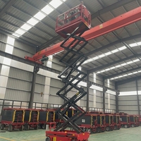 Hochleistungs-Arbeitsbühne aus Aluminium mit Hydraulischem Eigenantrieb, Scherenhebebühne 8m 10m 12m 14m 16m zum Verkauf