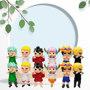 12 unids/set 7CM caja ciega Luffy 1 pieza Zoro Nami Boa Chopper Figuinre japonés Q Ver figura de Anime muñeca de juguete - Product Image 2