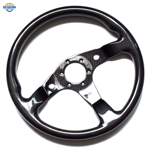 אוניברסלי מרוצי ספורט הגה 340mm שטוח צלחת 6 בורג סיבי פחמן הגה - Product Image 3