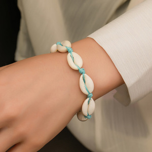 Summer Sea Ocean Cowrie Shell <b>Strings</b> Braided <b>Bracelets</b> Woven <b>Bracelet</b> for Women - Product Image 4