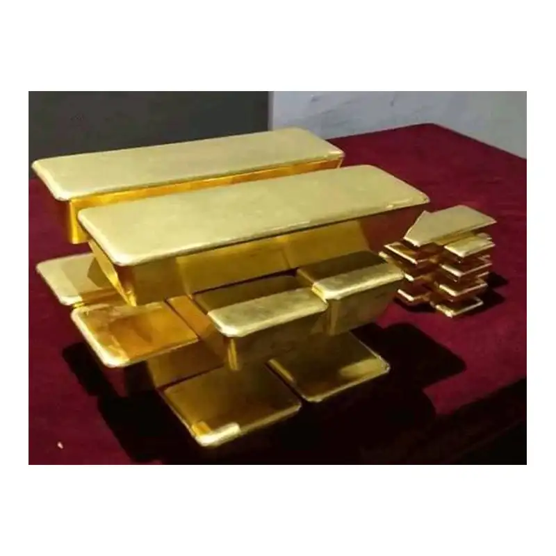 Pabrik Bar Emas Murni Penjualan Laris Kerajinan Seni Kustom Batangan Emas Padat Murni untuk Koleksi