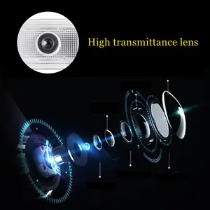 Luz de Bienvenida para Puerta de Coche con Proyector Láser LED, Accesorios para Automóviles Dodge Charger, Avenger, Magnum, SRT Hellcat Ghost - Product Image 2