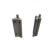 Base de montage de cylindre en acier inoxydable usinée par CNC sur mesure - Perçage de précision, support de composant pneumatique pour l'industrie