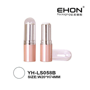 หลอดลิปบาล์มแบบใส 3-4 กรัม พร้อมฝาปิดแบบหัวกระสุน  หลอดลิปสติกพลาสติกเปล่า  หลอดลิปสติก ABS สำหรับบรรจุภัณฑ์เครื่องสำอาง - Product Image 2