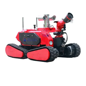 Electric 4x4 fire truck remote control thermal imager explosion-proof tracked fire fighting robot RXR-M150BGD