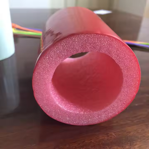 Nhà Máy Bán Chống Cháy PVC Bọt Ống Bìa Mặc Chịu Mài Mòn Độ Dày Bảo Vệ Ống Cao Su - Product Image 5