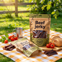 Sachet Doypack à Fermeture Zip Imprimé en Héliogravure avec Trou de Suspension, Matériau Haute Barrière, Qualité Alimentaire, pour Snacks et Noix (OEM/ODM)