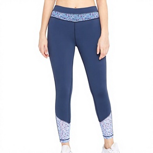 Legging respirant pleine longueur de haute qualité, sur mesure, taille haute élastique, pour le yoga - Product Image 1