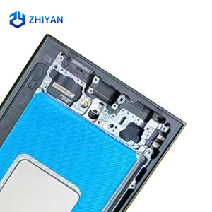 Écran tactile <span class=keywords><strong>OLED</strong></span> LCD pour smartphone <span class=keywords><strong>Samsung</strong></span> S24 Ultra avec bordures multicolores, prend en charge le déverrouillage par empreinte digitale - Product Image 3