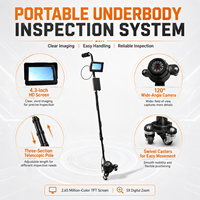 Espejo de Inspección Portátil V3S Visual para Debajo del Vehículo 120 °   Detector de Seguridad con Cámara HD Gran Angular y Pantalla de 4.3 Pulgadas