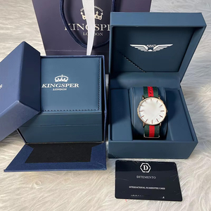 Custom Square Protective Velvet Lined PU Leather Watch <b>Storage</b> <b>Box</b> with Logo - Product Image 1