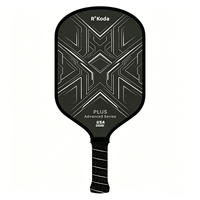 Raquette de pickleball personnalisée pour adultes, 16 mm, en fibre de carbone, noyau en nid d'abeille PP, motif personnalisé, vente en gros