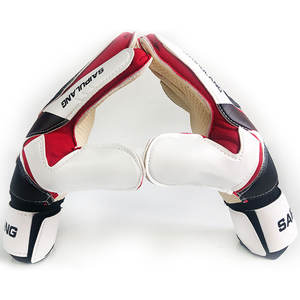 Football Sports Antidérapant Grip Forte Anti-Collision Résistant À L'usure Latex Nylon Football Gardien Gants - Product Image 6