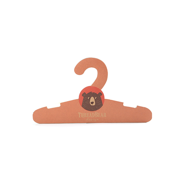 Новая печать, переработанная крафт-бумага, картонная вешалка для упаковки