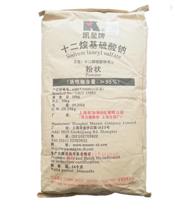 <span class=keywords><strong>Sulfate</strong></span> de lauryl sodique (SLS) K12 en poudre, tensioactif anionique de qualité industrielle pour produits chimiques de nettoyage, pureté minimale 99 % - Product Image 1