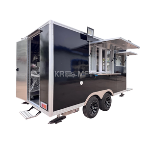 Fully Equipped With <b>Working</b> Bench Fast <b>Stainless</b> <b>Steel</b> Food Trailer Kitchen - Product Image 2