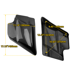 RACEPRO Moto Hydro-Dip Carénage de Batterie Latérale en Fibre de Carbone pour <span class=keywords><strong>Harley</strong></span> Touring Electra Street Road Glide - Product Image 6
