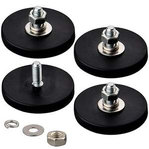 Araba tavan lambası koltuk için güçlü kauçuk-kaplı mıknatıs manyetik vantuz-manyetik malzemeler ürün - Product Image 2