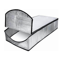 Couverture d'escalier en aluminium argenté isolée thermiquement, résistante à l'eau, écologique, avec isolation R5.0 pour toit, grenier, loft