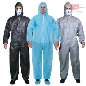 Disposable Work Suits Laboratory Workwear For Chemical Protection Disposable Coverall Clothing