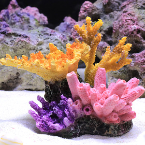 Decoración de Acuario, Simulación de Roca de <span class=keywords><strong>Coral</strong></span>, Plantas Acuáticas Artificiales, Adorno de Resina para Pecera - Product Image 3