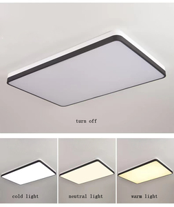 Lámpara de Panel <span class=keywords><strong>LED</strong></span> Cuadrada Minimalista, Acrílica, IP44, de Superficie, Moderna, Estilo Nórdico, para Restaurante, Sala de Estar, Superventas - Product Image 6