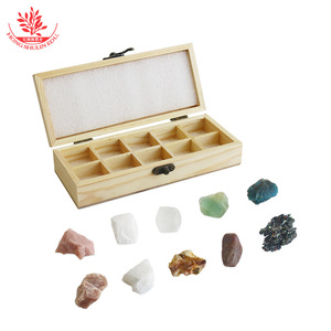 Testeur de dureté Mohs, échantillons de minéraux et de minerai, pierres brutes, coffret cadeau exquis, outil de mesure de dureté Mohs, créatif. - Product Image 1