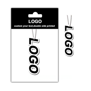 Ambientador de Papel Personalizado con Logotipo, Ecológico, Impreso en Serigrafía, Promocional, Novedoso, Colgante para Coche, Fragancia Duradera - Product Image 1