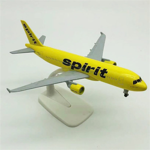 Juguetes de Diseño Personalizado para Niños, Modelo de Avión a Escala <span class=keywords><strong>1</strong></span>:<span class=keywords><strong>200</strong></span> de 20 cm, <span class=keywords><strong>A320</strong></span> Spirit Airline, de Metal Fundido a Presión - Product Image 4