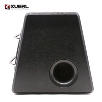Subwoofer amplifié de 10 pouces avec Mega Bass et amplificateur audio de voiture 90W, haut-parleur de voiture 12V à double bobine, puissance RMS 600W, puissance maximale 1000W