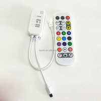 Controlador Tuya Wifi RGBIC, 5V, 12V, 24V, SPI, música inteligente, Control de voz, atenuador para agua corriente, tira de luz Led de píxeles direccionables