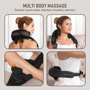 Hochwertiger CE FCC 7,4V/2000mAh Nackenmassagegerät mit Wärmefunktion zur Schmerzlinderung Shiatsu-Nackenmassagegerät - Product Image 6
