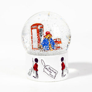 <span class=keywords><strong>Film</strong></span> personnalisé & Anime ours globe d'eau personnalisé résine verre décoration de la maison pour Souvenir & cadeau - Product Image 1