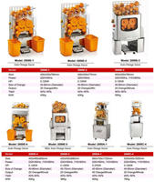 Extracteur de jus électrique commercial en acier inoxydable entièrement automatique 220V pour usage en restaurant, presse-fruits frais, séparateur de pulpe
