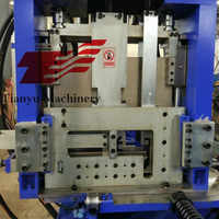 Rodillo en frío que forma el marco de acero Purlins W C U H I Perfil de viga Sección Canal Ángulo de acero Máquina de fabricación de acero