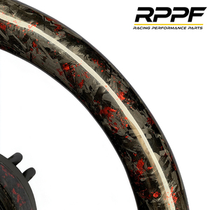 Volante de Fibra de Carbono Forjado Personalizable de Fábrica RPPF con Mejora para Modelos Volkswagen <span class=keywords><strong>MK7</strong></span> MK7R <span class=keywords><strong>GTI</strong></span> <span class=keywords><strong>Golf</strong></span> - Product Image 4