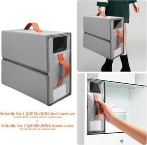 Organisateur <span class=keywords><strong>de</strong></span> literie pliable <span class=keywords><strong>de</strong></span> <span class=keywords><strong>grande</strong></span> taille <span class=keywords><strong>pour</strong></span> couvertures, organisateur <span class=keywords><strong>de</strong></span> linge pliable <span class=keywords><strong>pour</strong></span> ensemble <span class=keywords><strong>de</strong></span> <span class=keywords><strong>housse</strong></span> <span class=keywords><strong>de</strong></span> <span class=keywords><strong>couette</strong></span> - Product Image 4