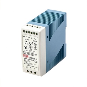 Mean Well MDR-60 24V 10A DC Din Rail Switching <span class=keywords><strong>Power</strong></span> Supply 60W Slim พร้อมเอาต์พุต 48V และ 5V แบบเดี่ยว 100W ขายส่ง - Product Image 2
